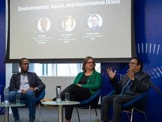 LEFT TO RIGHT: Ben Ngobi, Global Supplier Inclusion & Sustainability Lead at Accenture, Claire Lissaman, Head of Oxfam Advisory Services and Rohit Bardaiyar, Executive VP of US-based digital consulting firm VDart. The three were part of an ESG panel discussion at Procurement & Supply Chain LIVE London late last year.